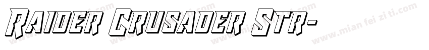 Raider Crusader Str字体转换